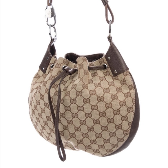 Gucci GG Canvas Drawstring Bag - Picture 3 of 6